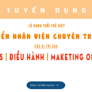Lữ Hành Tuổi Trẻ Việt (TTV Travel) tuyển dụng Sales, Điều hành, Maketing online...