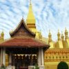 That Luang - Di sản văn hóa thế giới, biểu tượng văn hóa Phật giáo và hiện được coi là biểu tượng của nước Lào.