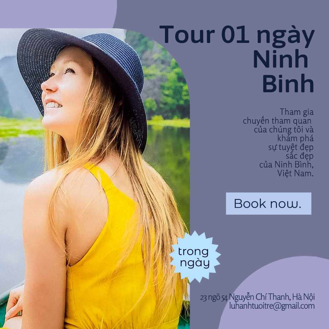 Tour Ninh Bình 1 ngày, Ninh Bình One Day Tour From Hanoi